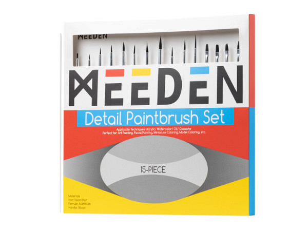 Pinselset Meeden 15 Detailpinsel