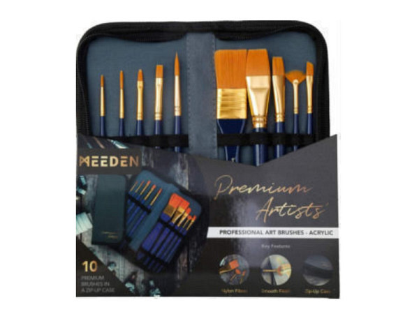 Pinselset Meeden 10 verschiedene Pinsel