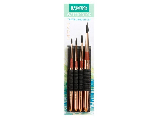 Pinselset Princeton Neptune 4750 Travel Brush 4er-Set