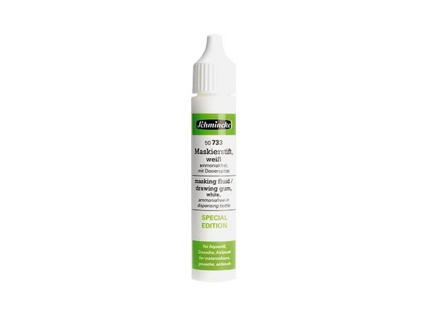 Abdeckmittel Schmincke Stift weisser Maskierstift mit Dosierspitze, 25ml