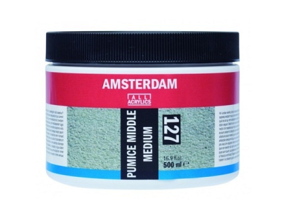Modelliermasse Talens Amsterdam Bimsstein 127 mittelfein 500