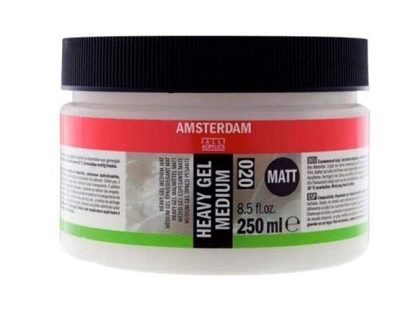 Modelliermasse Talens Amsterdam HeavyGel matt 020 Dose 250ml