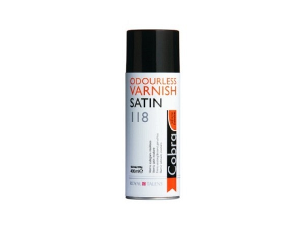 Schlussfirnis Talens Cobra seidenmatt 118 Sprühdose 400ml