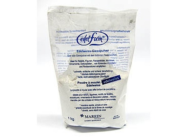 Gips Edelform Edelweiss Giesspulver