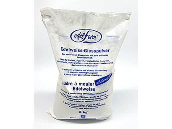Gips Edelform Edelweiss Giesspulver
