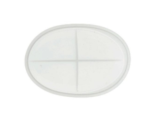 Form Giessharz Silikonform Seifenschale 12,3x8,3x1,8cm