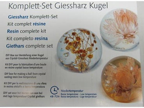 Giessharz Glorex Komplet-Set Crystal-Giessharz