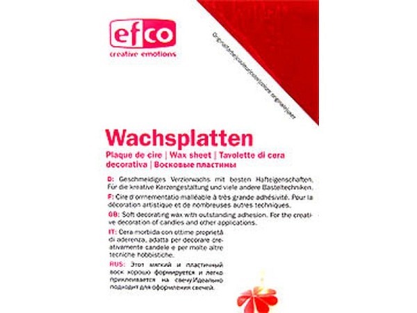 Kerzen efco Verzierwachs 10x20cm
