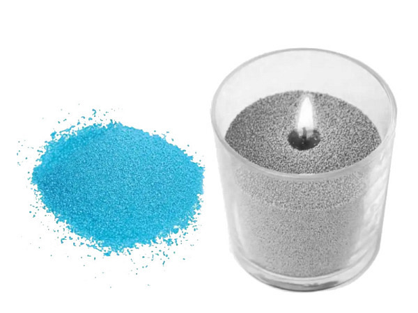Kerzen Glorex Kerzensand hellblau
