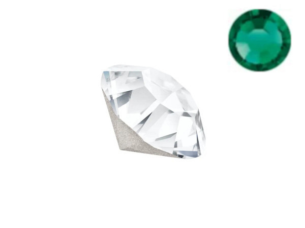 Strasssteine Preciosa Chaton Maxima 3,8mm emerald 30 Stk.