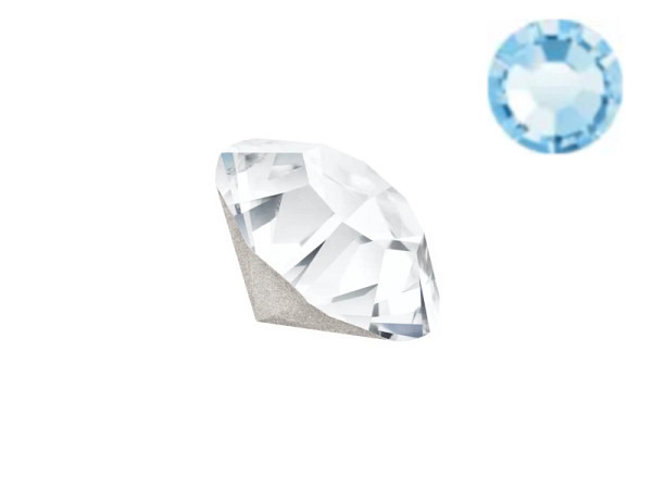 Strasssteine Preciosa Chaton Maxima 3,8mm aquamarine 30 Stk.