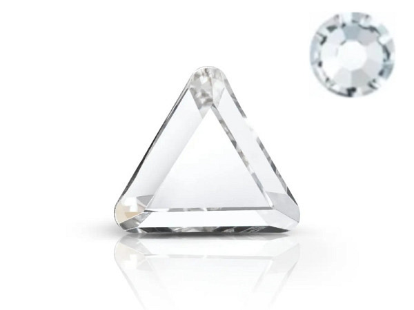 Strasssteine Preciosa Dreieck Maxima 6mm crystal 4 Stk.