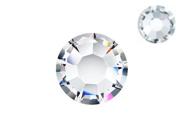 Strasssteine Preciosa Chaton Rose Maxima 7,0mm crystal 4 Stk.