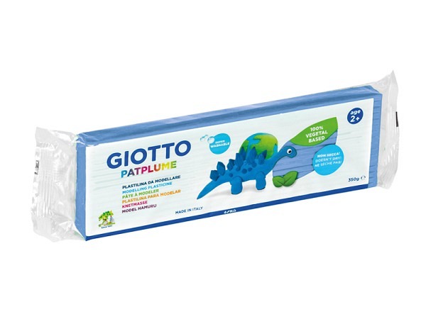 Knetmasse Giotto Patplume 350g cyan