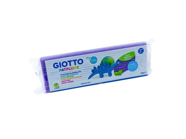 Knetmasse Giotto Patplume 350g Violett