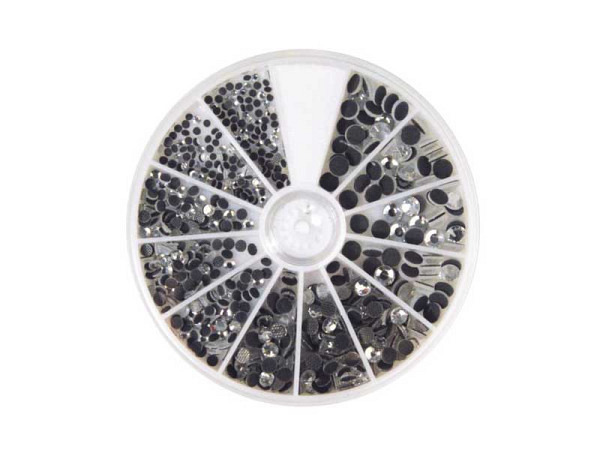 Hotfix Strasssteine Hotfix Silber 2-5mm