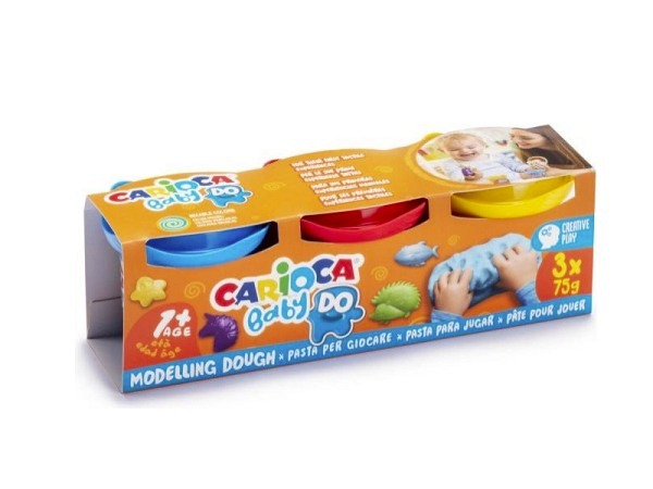 Knetmasse Carioca Baby Modelierknete 8er Set