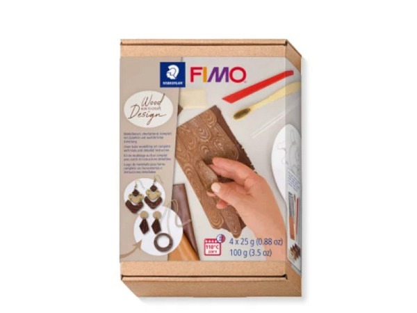 Knetmasse Staedtler Fimo Soft Set Wood-Effect