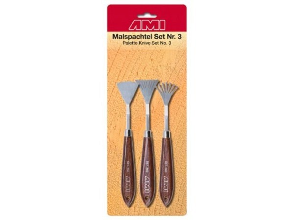 Spachtel AMI Malspachtel Set Nr.3, 3Stk., schaufelförmig