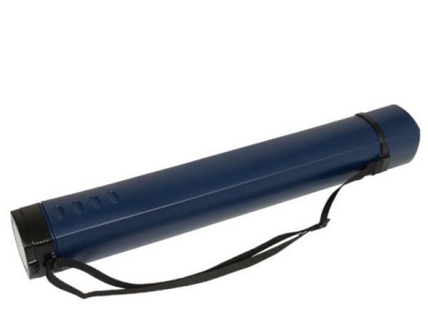 Zeichenrolle Kunststoff dunkelblau 8,5cm Durchmesser, 62,5x103cm