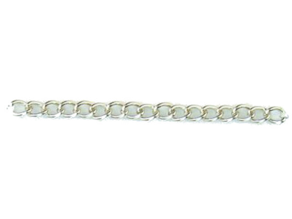 Ketten Pracht Panzerkette Platin silber 4mm