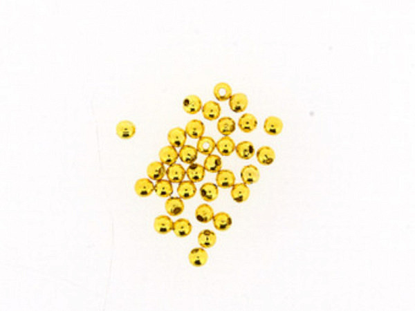 Metallperlen Pracht Metallperle rund 2mm gold