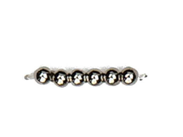 Metallperlen Pracht Metallperle rund 3mm platin