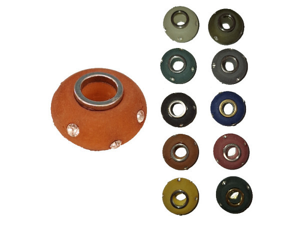 Acrylperlen Bastelpeter Acrylperlen mit Strasssteinen 1Stk. assortiert