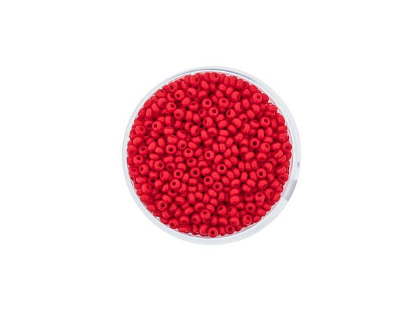 Rocailles Pracht Perlen 2,6mm corall satt