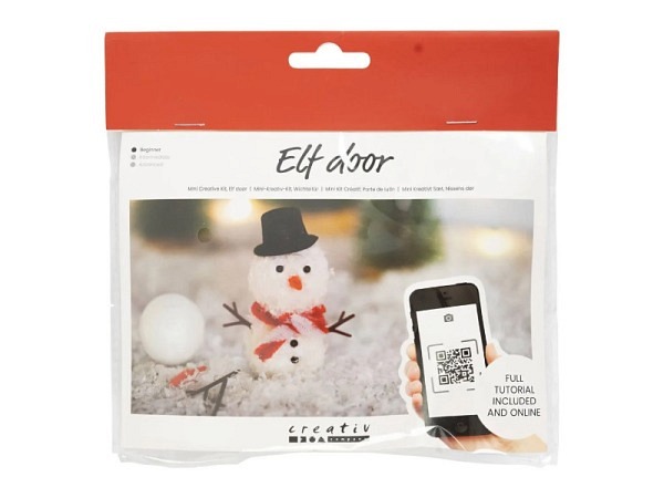 Bastelset Creativ Company Mini Kreativ Set Wichteltür Schneemann