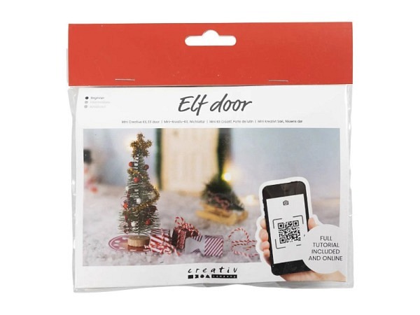 Bastelset Creativ Company Mini Kreativ Set Wichteltür Weihnachtsbaum