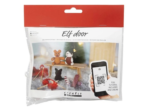 Bastelset Creativ Company Mini Kreativ Set Wichteltür Weihnachtsgeschenke