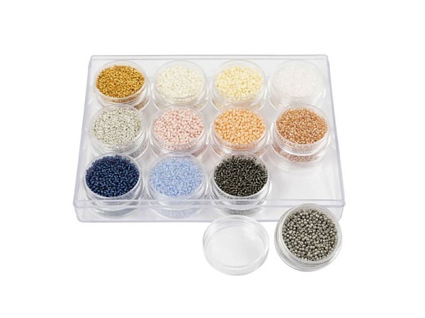 Perlen Set Creativ Company Rocailles Schmuckperle 12Stk 