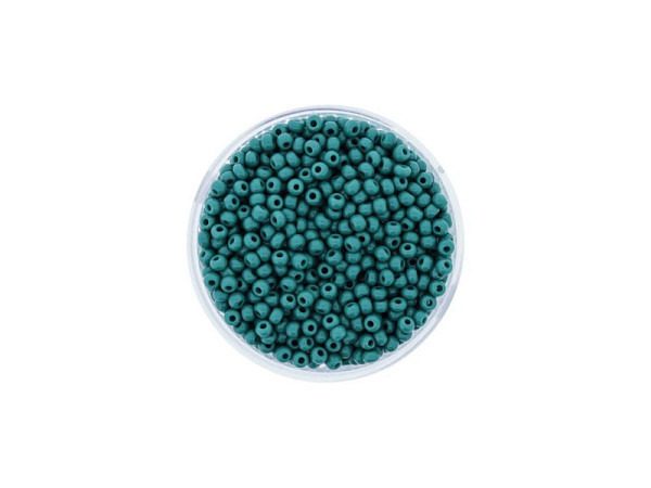 Rocailles Pracht Perlen 2,6mm dunkelgrün satt