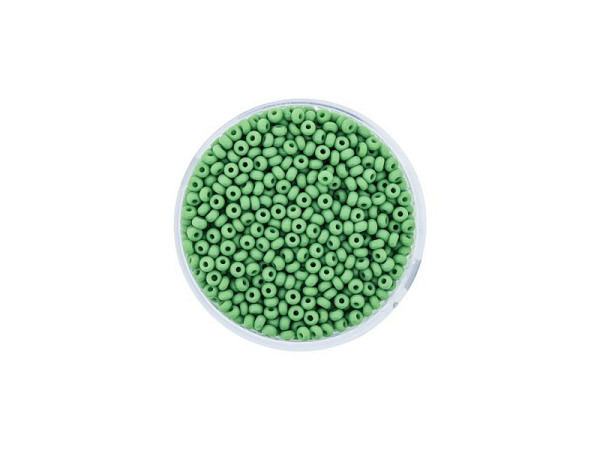 Rocailles Pracht Perlen 2,6mm grün satt