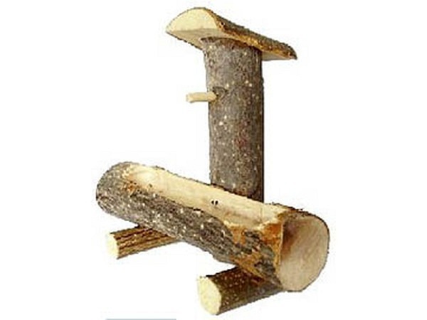 Miniatur Garten Brunnen Baumstamm 13x11cm