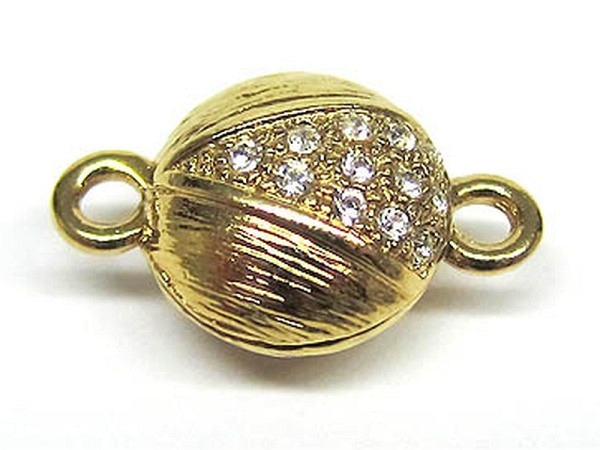 Verschlüsse Magnetverschl. m.Swarov. rund