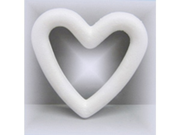 Styroporring Möbius Styropor-Herzring 15cm 