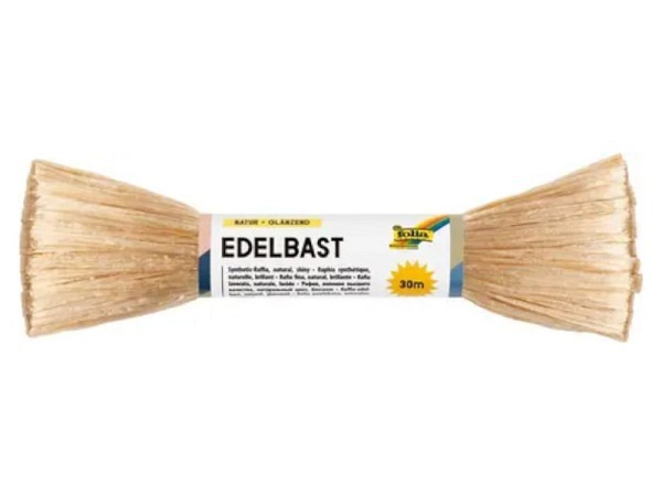 Bast Folia Edelbast 30m glanz natur