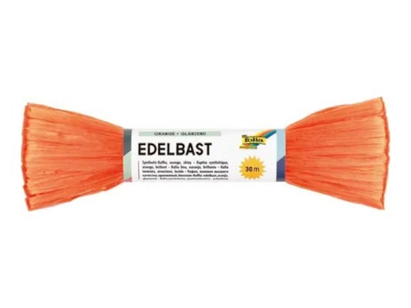 Bast Folia Edelbast 30m glanz Orange