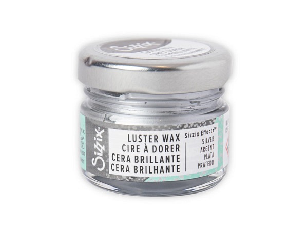Glanzwachs Sizzix Luster Wax Silber
