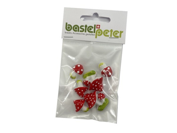Miniatur Lebensmittel Glückspilze 2,5cm