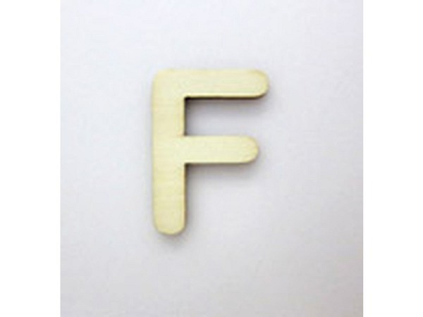 Holzbuchstabe Stafil Buchstabe F