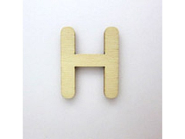 Holzbuchstabe Stafil Buchstabe H