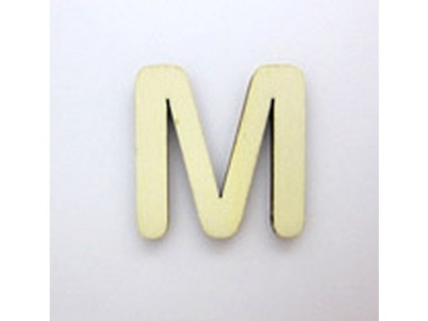 Holzbuchstabe Stafil Buchstabe M