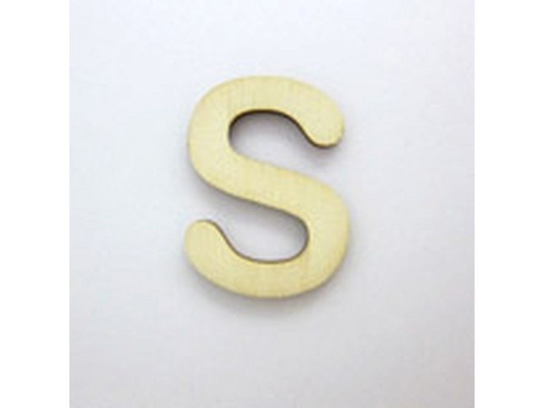 Holzbuchstabe Stafil Buchstabe S