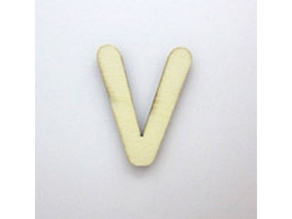 Holzbuchstabe Stafil Buchstabe V