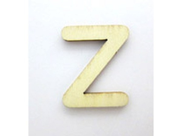 Holzbuchstabe Stafil Buchstabe Z