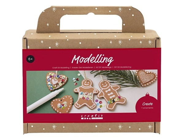 Bastelset Creativ Company Modellierset Lebkuchenmännlich