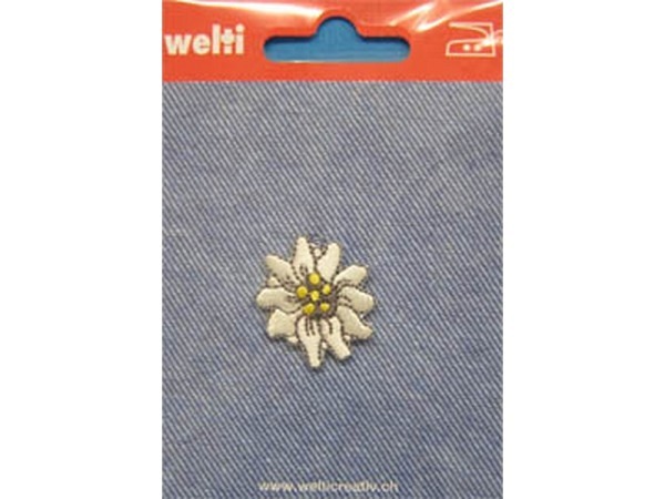 Bügelmotive Patch Edelweiss 3cm